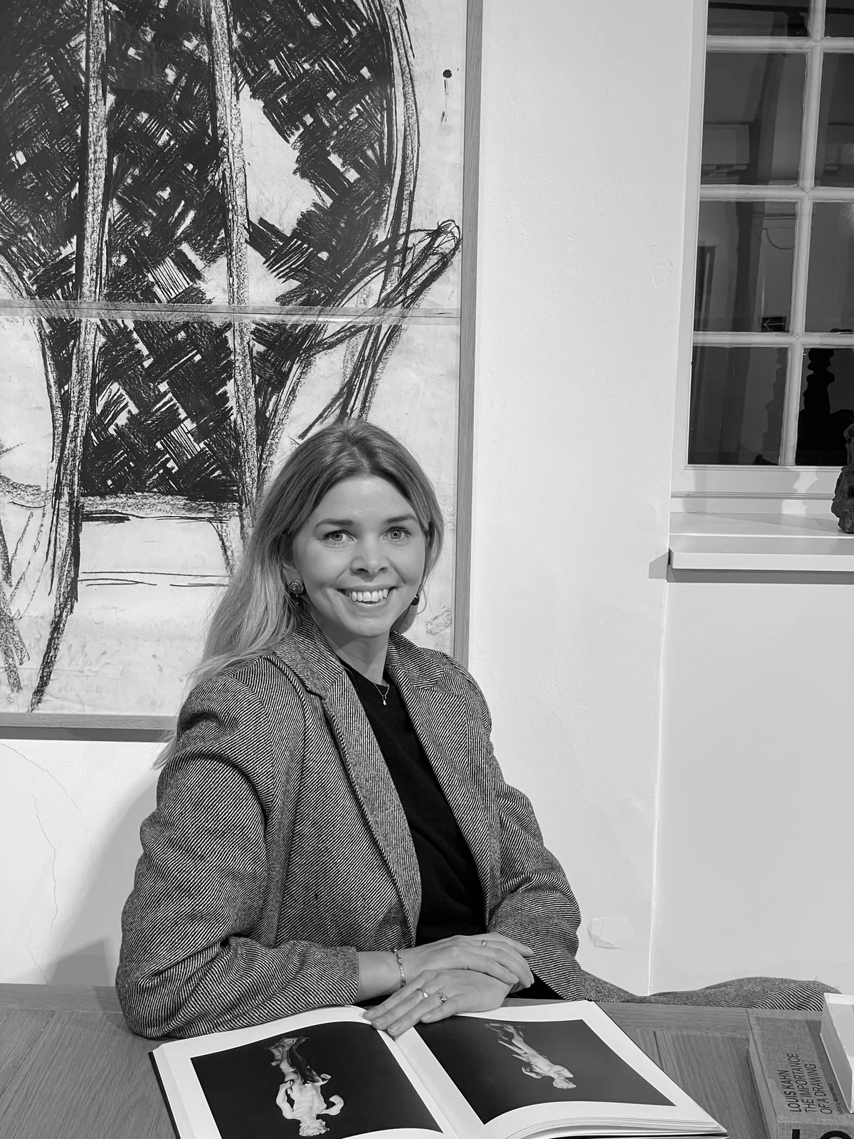 Portrait of Sussie Stenholt, co-founder of Studio Taktil